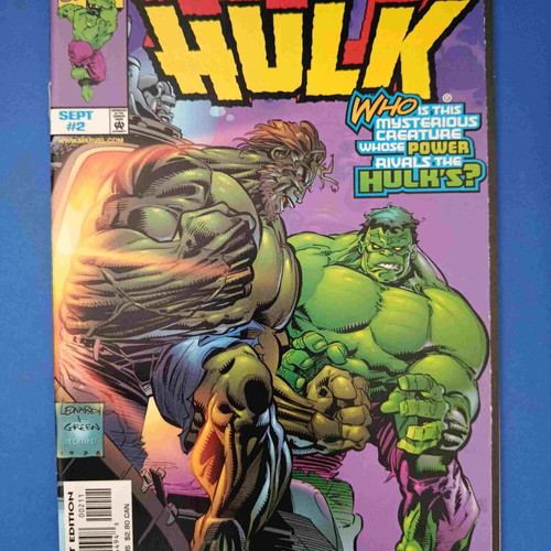The Rampaging Hulk 2 comic book used, English