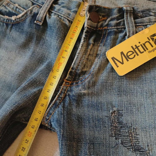 Meltin'Pot vintage jeans low rise straight leg new size 26