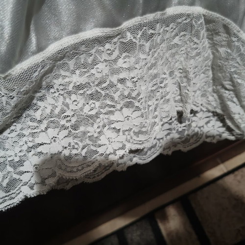 Vintage teddy lingerie like new, white, Small