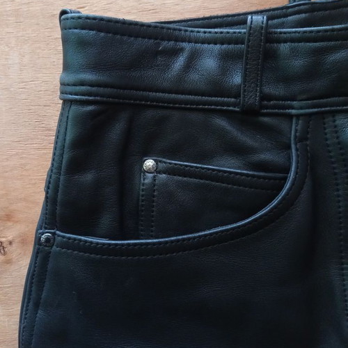 Hein Gericke leather motorcycle pants used, size 40