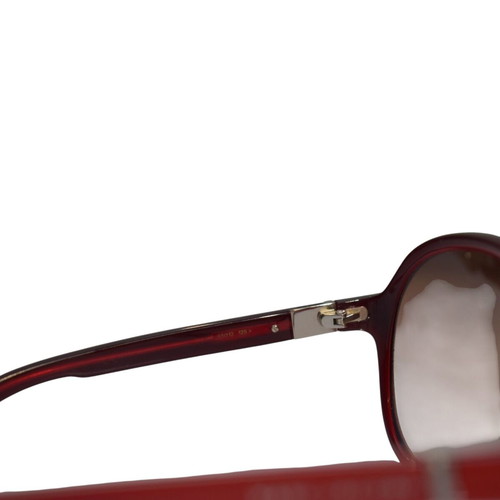 Marc Jacobs Vintage Oversized Aviator Sunglasses like new, red frame, brown lenses
