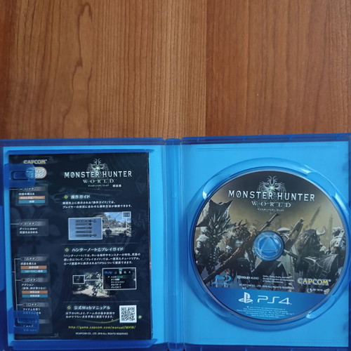 Monster Hunter World Japanese Edition PS4 like new