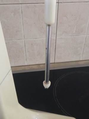 Frappe machine used, missing round metal stirrer