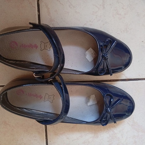 Marikelly black patent leather ballerinas size 37 like new