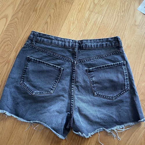 Denim shorts black, like new, sizes XS and S