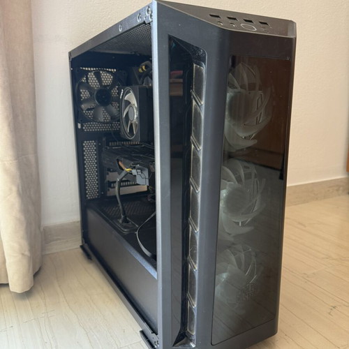Desktop PC with AMD Ryzen 7 2700X, ASUS ROG Strix B450-F, 16GB RAM, GTX 1050 Ti