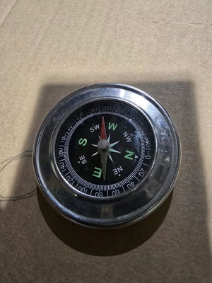 Compass used, metal