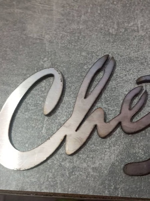Metal Chef sign