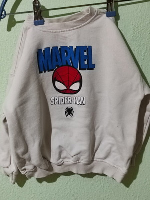 Zara Marvel Spider-Man φούτερ σαν καινούργιο, μέγεθος 98 εκ, μπεζ