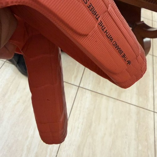 Adidas slides orange, like new, size 43