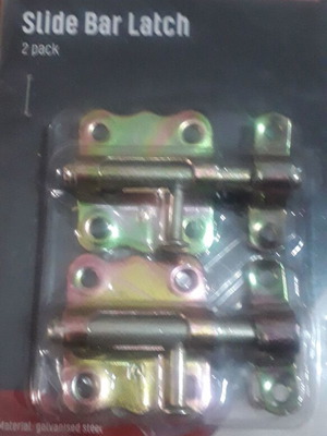 Slide Bar Latches unused