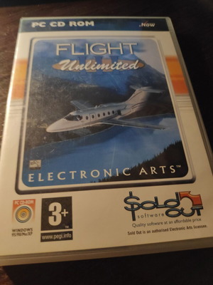 Flight Unlimited PC CD-ROM used, 3 CD set