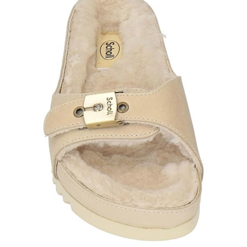 Scholl house slippers size 36 beige new winter