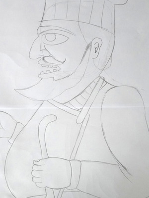Serai Cook Shadow Theater Figure professional design A. P.