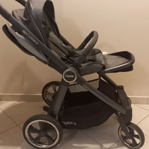 Oyster 3 stroller used with adapters and covers included
