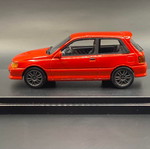 Toyota Starlet GT Turbo μοντέλο κλίμακας 1/43 καινούργιο, κόκκινο με ζάντες Oz Superleggera