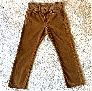 AMERICAN EAGLE Ανδρικό Παντελόνι Κοτλέ Ίσια Γραμμή - Size W32 - Original Straight Corduroy Pants