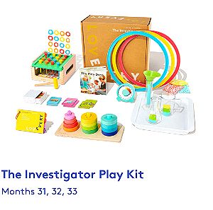 LOVEEVERY 31,32,33 months THE INVESTIGATOR PLAY KIT * Montessori inspired toys