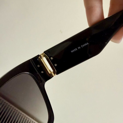 Marc Jacobs Black and Gold Women Sunglasses New Vintage