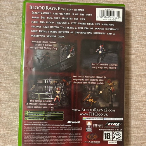 BloodRayne 2 Xbox used, original English