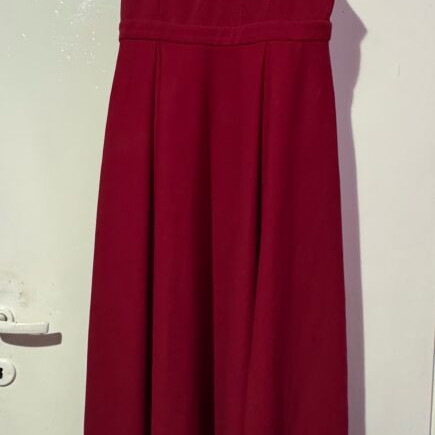 Shein formal dress burgundy with slit like new, size L