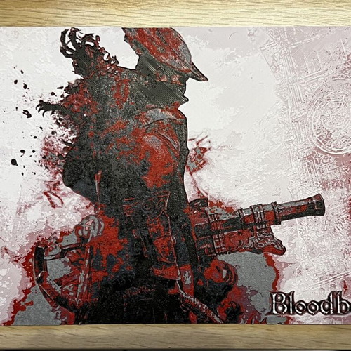 3D embossed BloodBorne image for PS4 and PS5, new