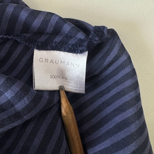 Graumann Silk Striped Dress XS like new, purple