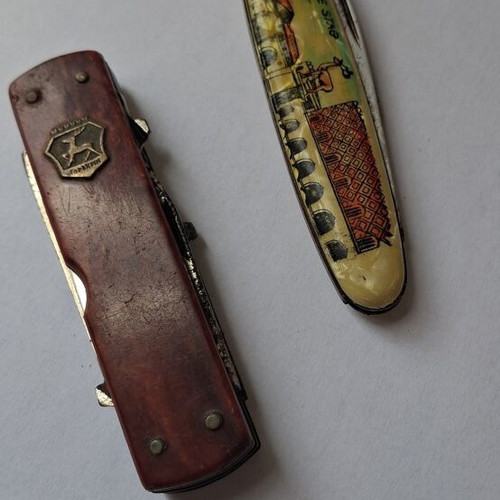 Collectible retro multitools used, set of two