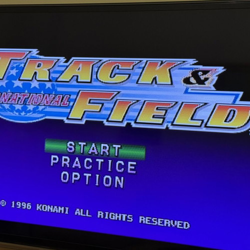 International Track and Field PlayStation 1 game used, sports