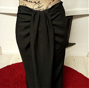 Πενσιλ φούστα  L/XL μαύρη. Ελαστική μακριά φούστα. Sale black skirt plus size.