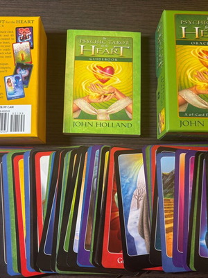 The Psychic Tarot for the Heart Oracle Deck brand new by John Holland