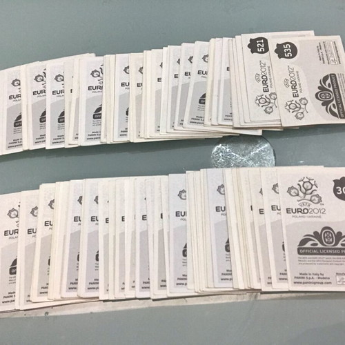 Panini Euro 2012 Stickers new, 93 different