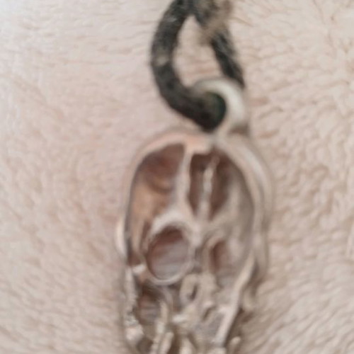 Silver necklace vintage 80's used
