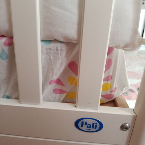 Pali wooden crib with storage and Maclaren baby stroller like new