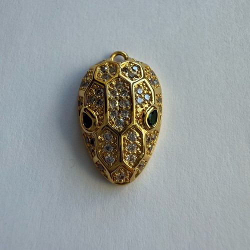 Steel pendant for jewelry new, gold-colored
