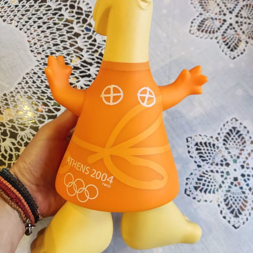 Athina Collectible Figure Coin Bank Athens 2004 Olympics like new