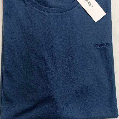 Calvin Klein men's short-sleeve t-shirt XL blue new