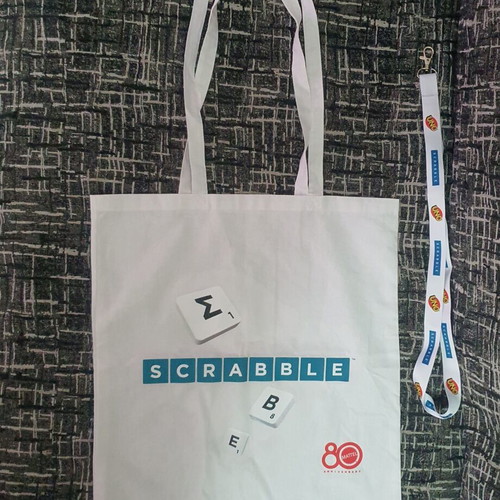Fabric Bag and Keychain Mattel 80th Anniversary new
