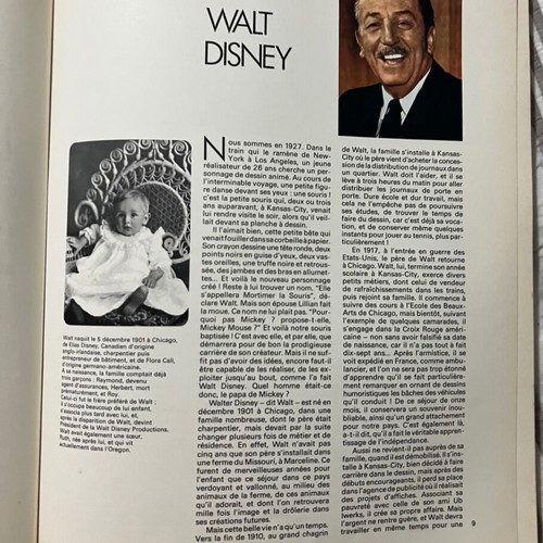La Fabuleuse Histoire De Mickey French comic book like new, 1970 edition