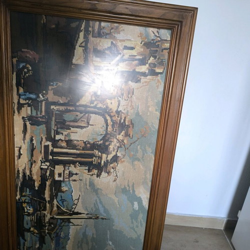 Embroidered painting new 1.12x0.64 meters
