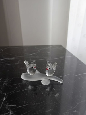 Crystal birds like new