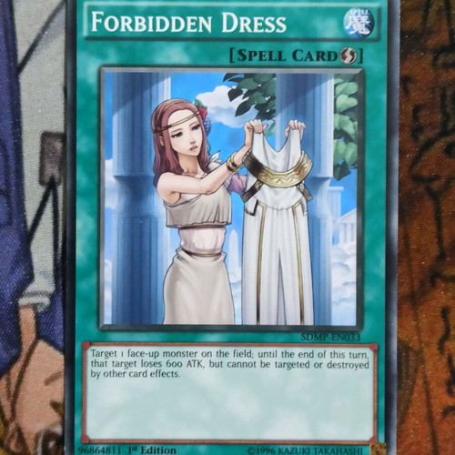 Forbidden Dress Quick Play Spell κάρτα σαν καινούργιο