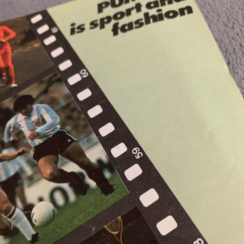 Puma promotional leaflet 1982 used