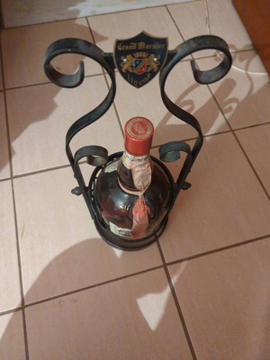Grand Marnier liqueur used with cognac, collector's item
