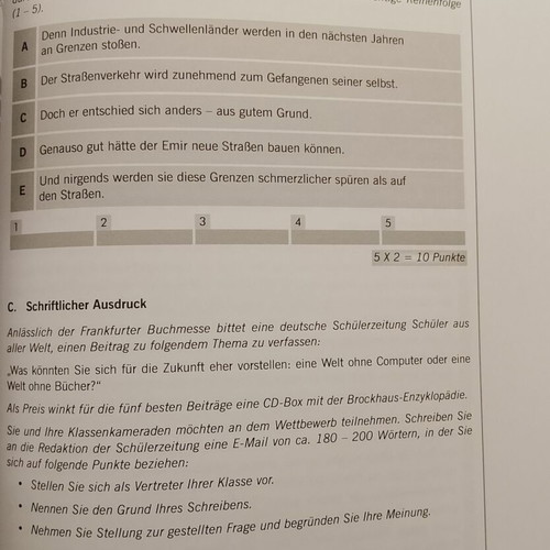 Deutsch für die Uni Lehrbuch, German language B1-B2 level