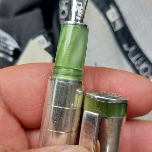 Tibaldi Pen 100 Years Panathinaikos rare silver like new
