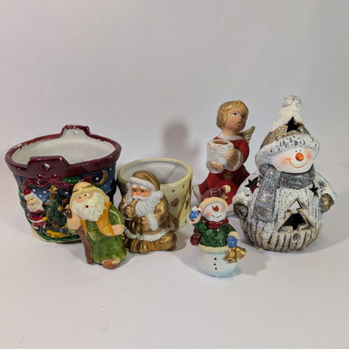 Christmas decorations used, pack of 6 pieces