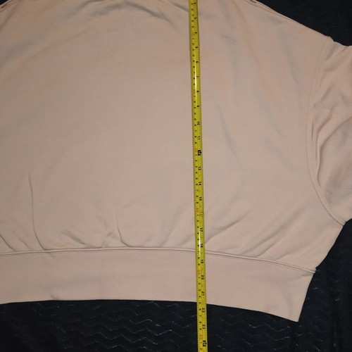 Nike Oversized Crop Top Sweatshirt σαν καινούργιο, μπεζ ροζ, XL