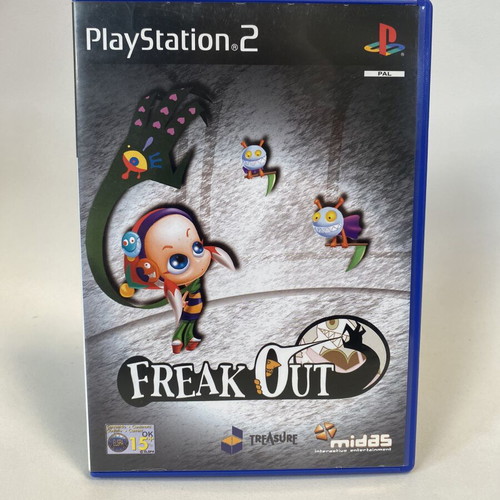 Freak Out PlayStation 2 PS2 game like new, English