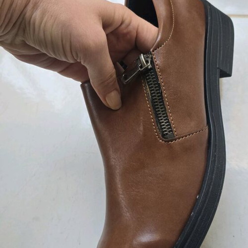 Gkoulis Leather Brown Moccasins New Size 40